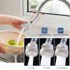 Movable Kitchen Tap Head 360° Rotatable Swivel Water-Saving Faucet Anti-Splash Sink Tap Head Spray Aerator w/ Three Modes Flexible Extended Hose For H