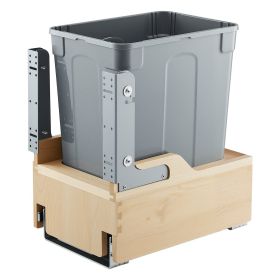 35QT Pullout Waste Container Under Cabinet Kitchen Bin Trash Can Soft Close