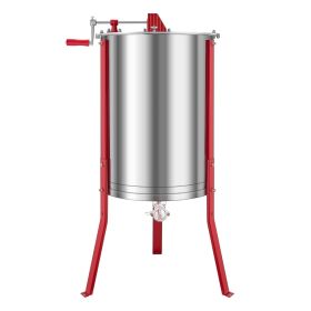 Manual Honey Extractor 6 Frame Beekeeping Honeycomb Spinner Stainless Steel