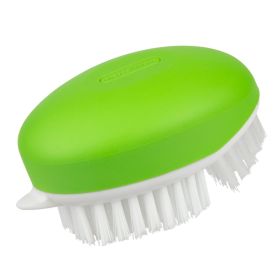 (4 pack) Fruit & Veggie Cleaning Palm Style Green Brush