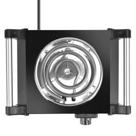 1000W Electric Single Burner Portable Coil Heating Hot Plate Stove Countertop RV Hotplate with 5 Temperature Adjustments Portable Handles (Option: BurnerBlackSingle)